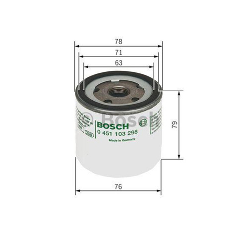 BOSCH 0451103298 Масляный фильтр в наличии Черновцы