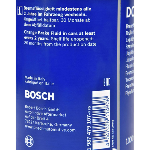 1987479107 BOSCH Тормозная жидкость купить в Хмельницкий