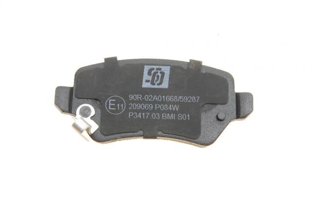 SOLGY 209069 Колодки тормозные задние дисковые в наличии Николаев