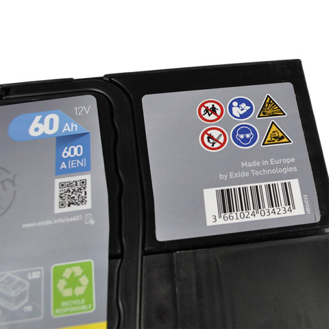 EXIDE EA601 Аккумуляторная батарея (АКБ) в наличии Чернигов
