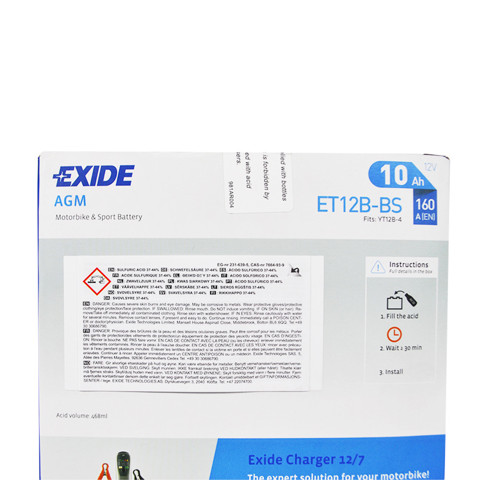 ET12BBS EXIDE Аккумуляторная батарея (АКБ) купить в Киев