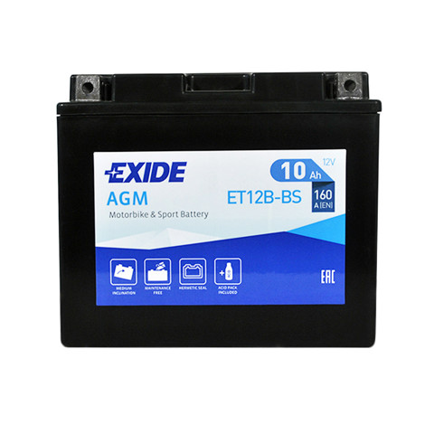 ET12BBS EXIDE Аккумуляторная батарея (АКБ) купить в Ужгород