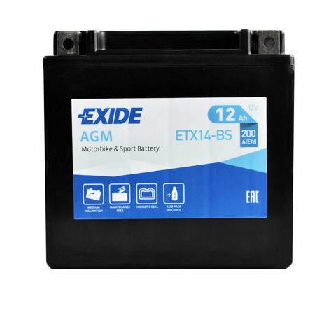 ETX14BS EXIDE Аккумулятор купить в Кривой Рог