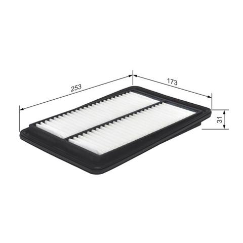 F026400582 BOSCH Фильтр воздушный купить в Павлоград