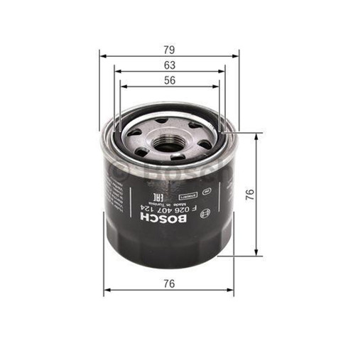 BOSCH F026407124 Масляный фильтр в наличии Винница