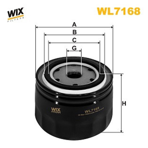 WL7168 WIX Фильтр масляный купить в Каменское