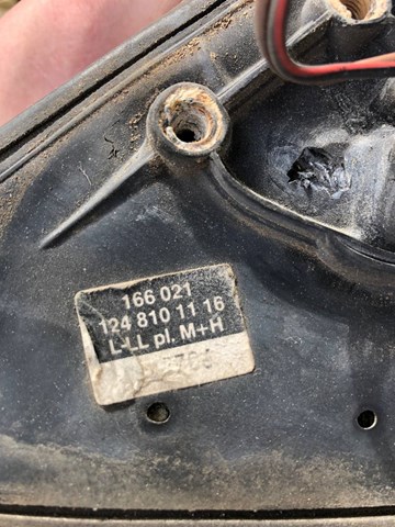 MERCEDES 1248101116 Левое боковое зеркало в наличии Ирпень