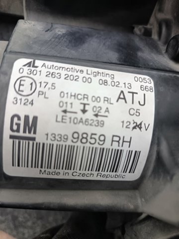 OPEL 13399859 Фара правая в наличии Кривой Рог