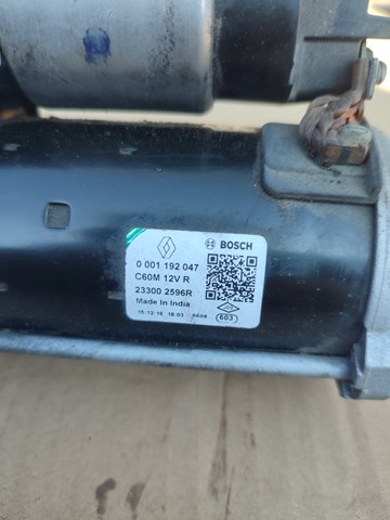 RENAULT 233002596R Стартер в наличии Николаев