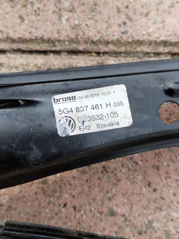 Стеклоподъемник передней левой двери 5G4837461H VAG