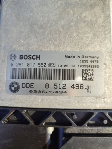 8512498 BMW Блок управления двигателем купить в Тернополь
