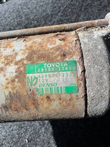 TOYOTA 2810033080 Стартер в наличии Полтава