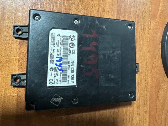 Блок управление Bluetooth 7P6035730F VAG