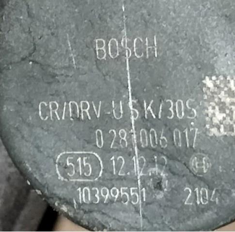 0281006017 BOSCH Регулятор давления топлива в топливной рейке купить в Львов
