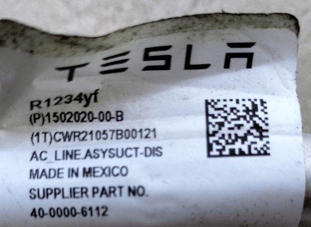 150202000B TESLA Шланг кондиционера, от компрессора к радиатору купить в Черновцы
