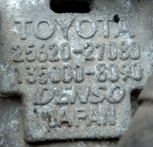2562027080 TOYOTA Клапан EGR рециркуляции газов купить в Днепр