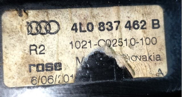 4L0837462B VAG Стеклоподъемник передней правой двери купить в Днепр