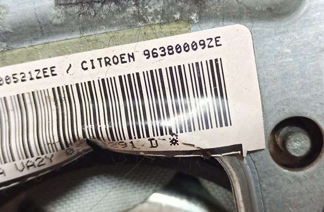 PEUGEOT 96380009ZE Подушка безопасности (AIRBAG) водительская в наличии Черкассы