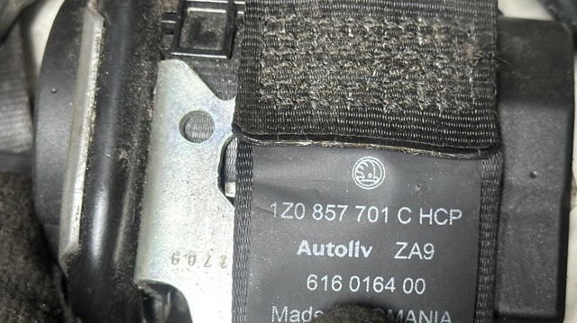 1Z0857701C VAG Ремень безопасности передний левый купить в Павлоград