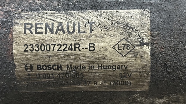 233007224R RENAULT Стартер купить в Одесса