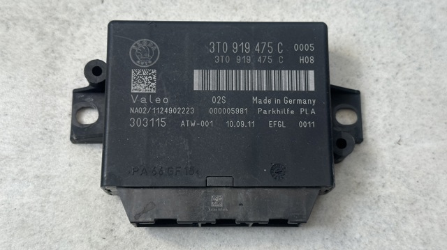 Модуль (блок ЭБУ) управления парктроником 3T0919475C VAG
