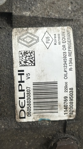 8200895038 RENAULT Компрессор кондиционера купить в Житомир