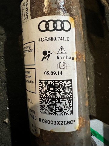 VAG 4G5880741E Подушка безопасности (AIRBAG) шторка боковая левая в наличии Павлоград