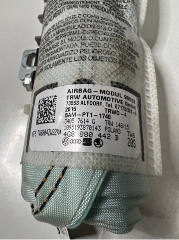 4G8880442B Подушка безопасности (AIRBAG) спинки сиденья правого купить Чернигов