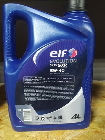 ELF 5W40 в наличии Харьков
