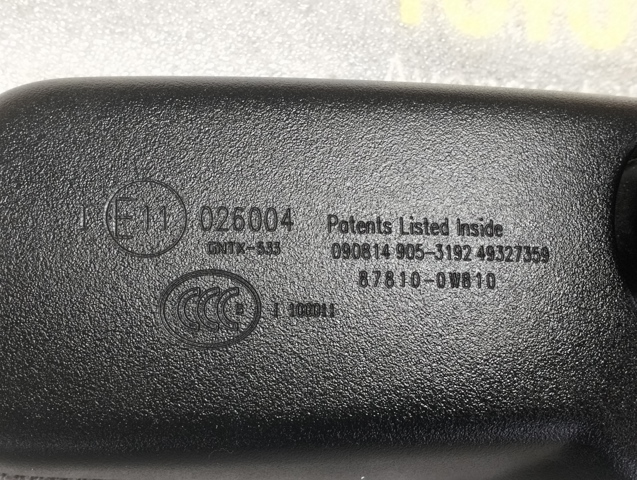 878100W810 Зеркало заднего вида купить Львов