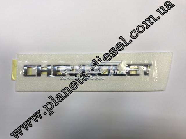 Фирменный значек на багажник 96448162 GM