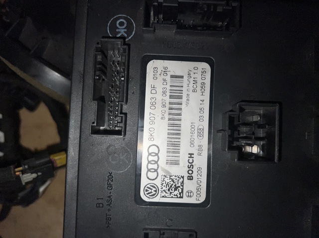 VAG 8K0907063DL Модуль управления (ЭБУ) бортовой сетью в наличии Полтава