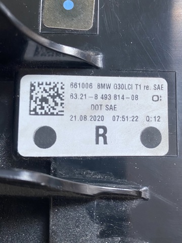 63218493814 BMW Фонарь задний правый внешний купить в Ровно