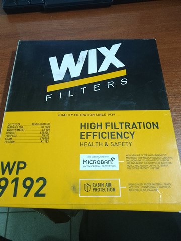 WIX WP9192 Фильтр салона в наличии Тернополь