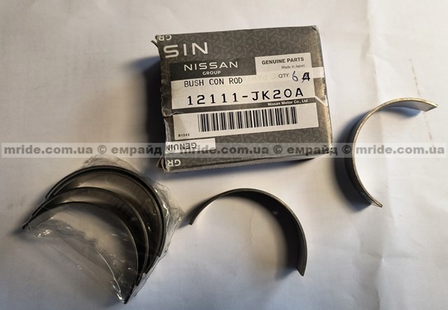 Вкладыши шатунные STD 12111JK20A NISSAN