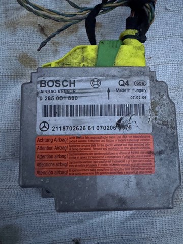 MERCEDES 0285001880 Модуль-процессор управления подушкой безопасности (ЭБУ AIRBAG) в наличии Винница