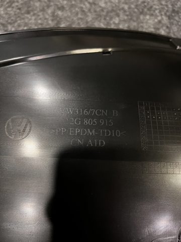 VAG 12G8059159B9 Спойлер переднего бампера в наличии Одесса