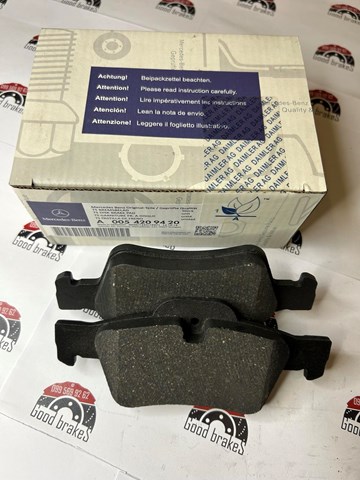 MERCEDES A0054209420 Колодки тормозные задние дисковые в наличии Украина