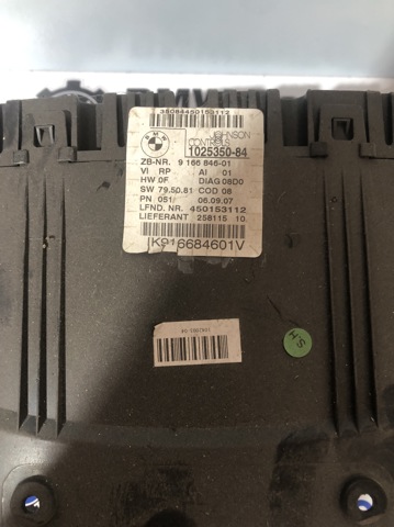 Приборная доска 9166846 BMW