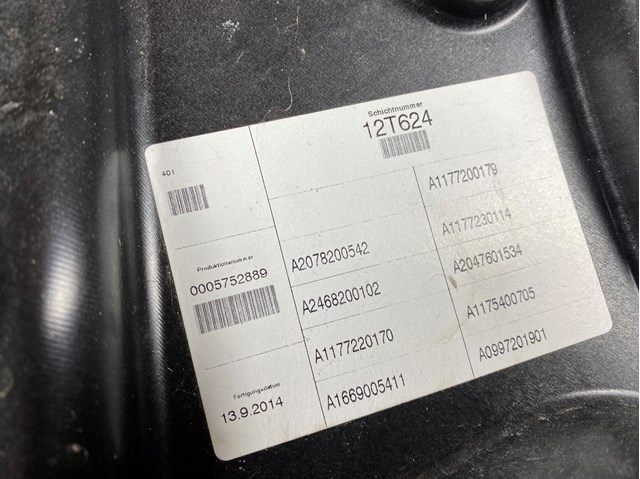 A1177200179 Стеклоподъемник передней левой двери купить Ужгород