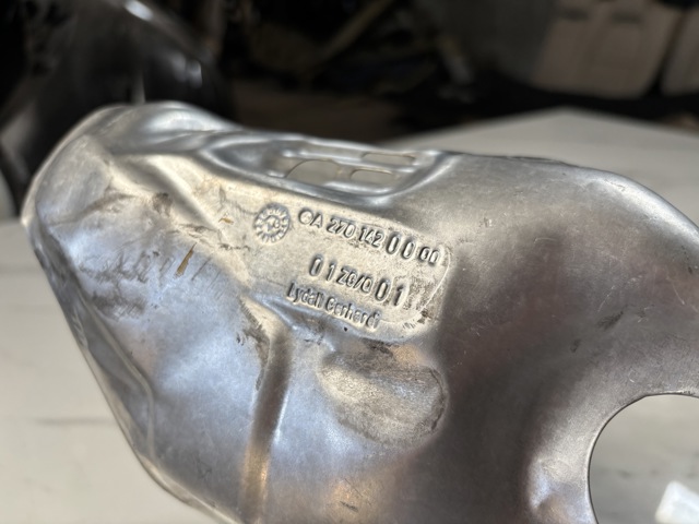 A2701420000 MERCEDES Защита (тепловой экран) выпускного коллектора купить в Тернополь