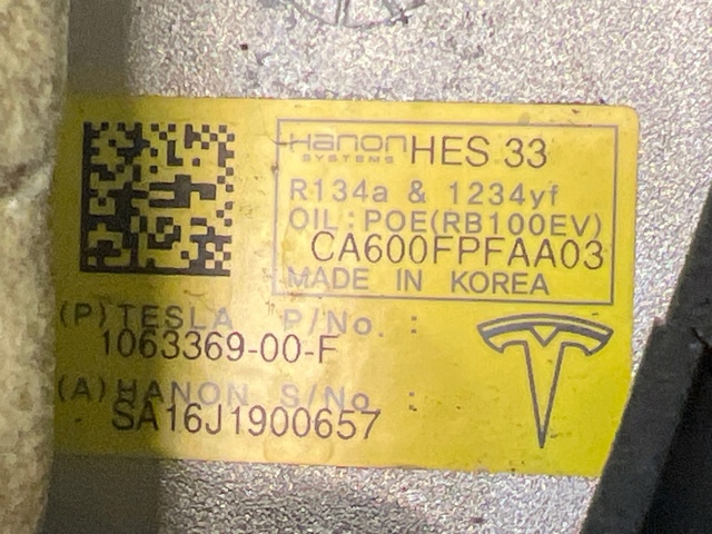 TESLA 106336900F Компрессор кондиционера в наличии Тернополь