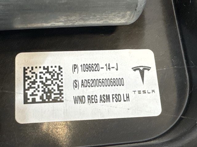 Механизм стеклоподъемника водительской двери 109662014J TESLA
