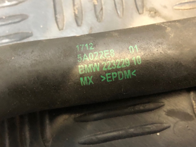 17125A022E8 BMW Шланг (патрубок) жидкостного охлаждения турбины, обратка купить в Полтава