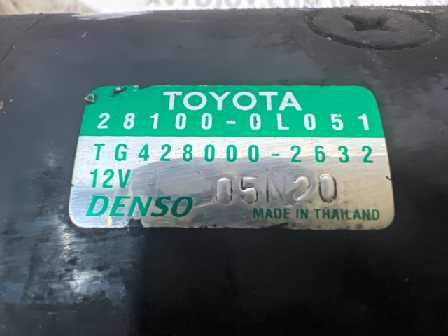 Стартер двигателя 281000L051 TOYOTA