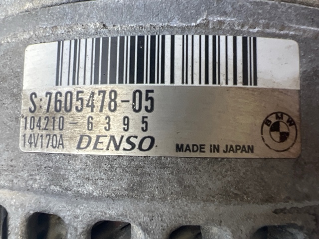 Генератор 7605478 BMW