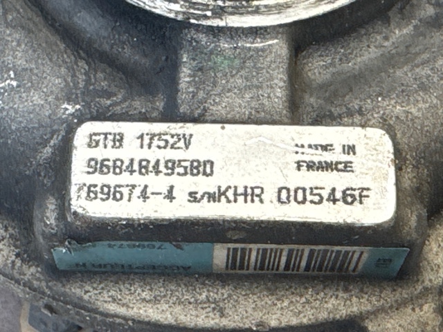 MITSUBISHI 9684849580 Турбина в наличии Одесса