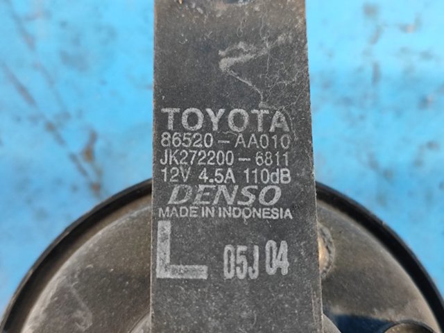 TOYOTA 86520AA010 Сигнал звуковой (клаксон) в наличии Сумы