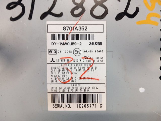 8701A352 MITSUBISHI Магнитола купить в Украина