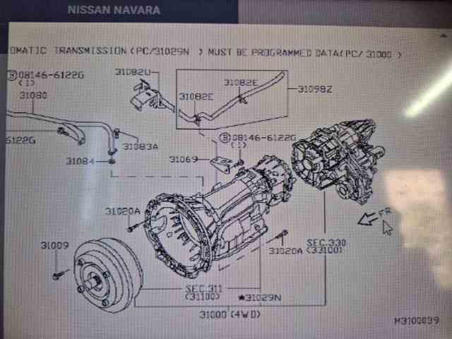Автоматическая коробка передач 310203HX7A NISSAN